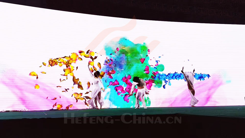 人屏舞蹈互動秀活動演出節(jié)目《百花追夢》案例5